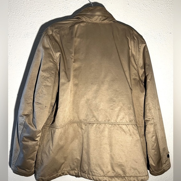 Banana Republic Men's Tan Military Field Barn Coat Jacket Cotton Size XL - Picture 10 of 10